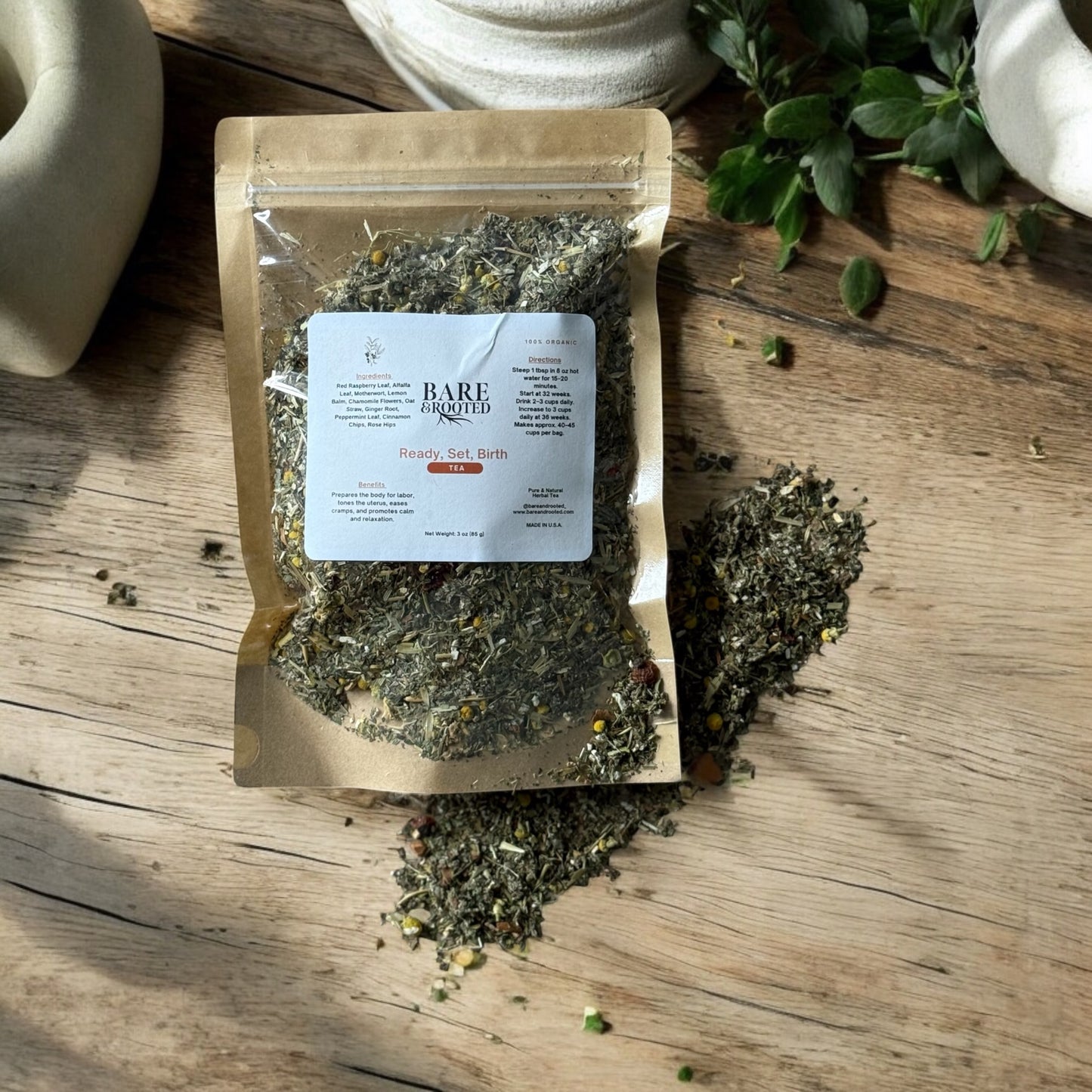 READY, SET, BIRTH TEA (LABOR PREP)