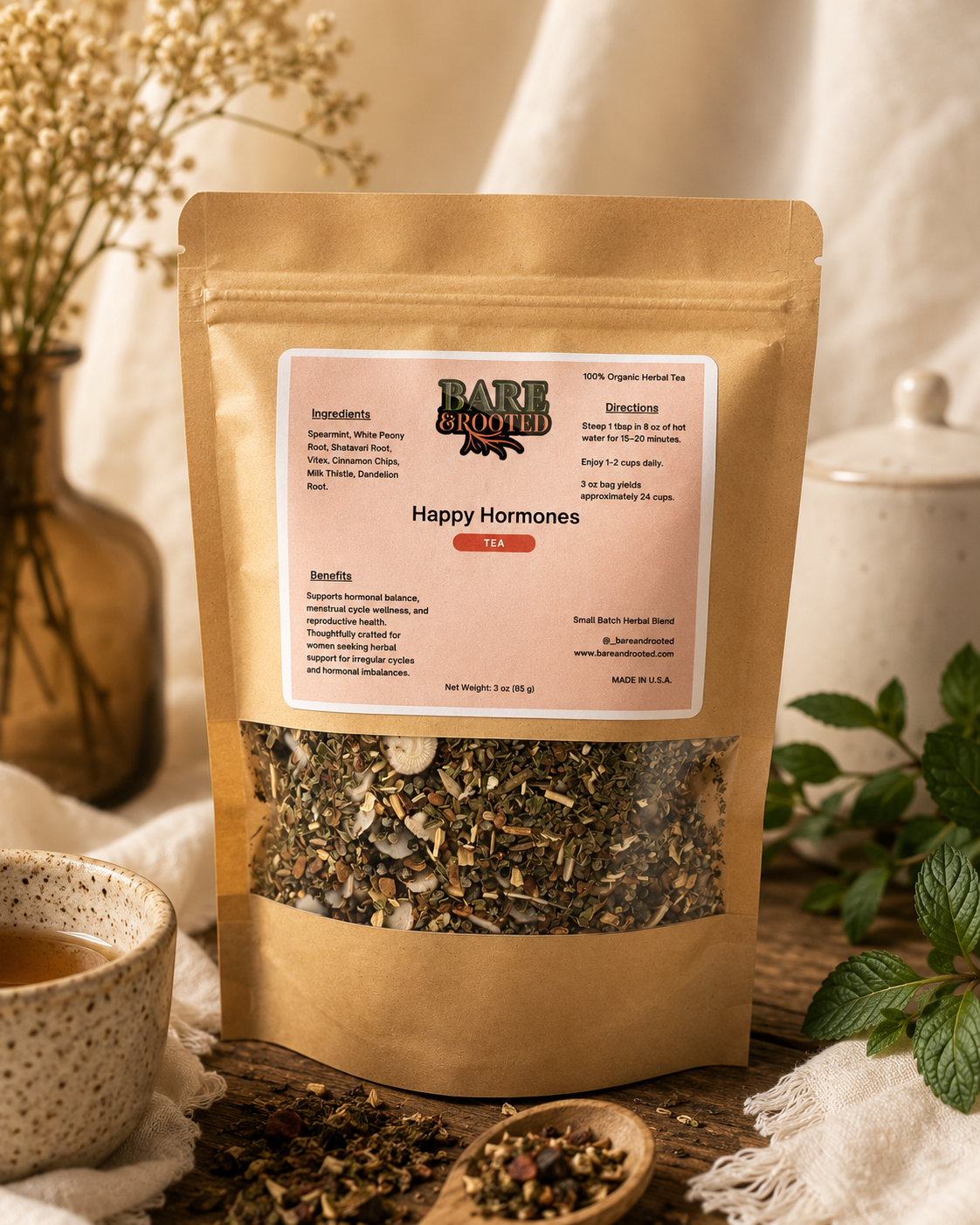 Happy Hormones Tea ( PCOS Support)